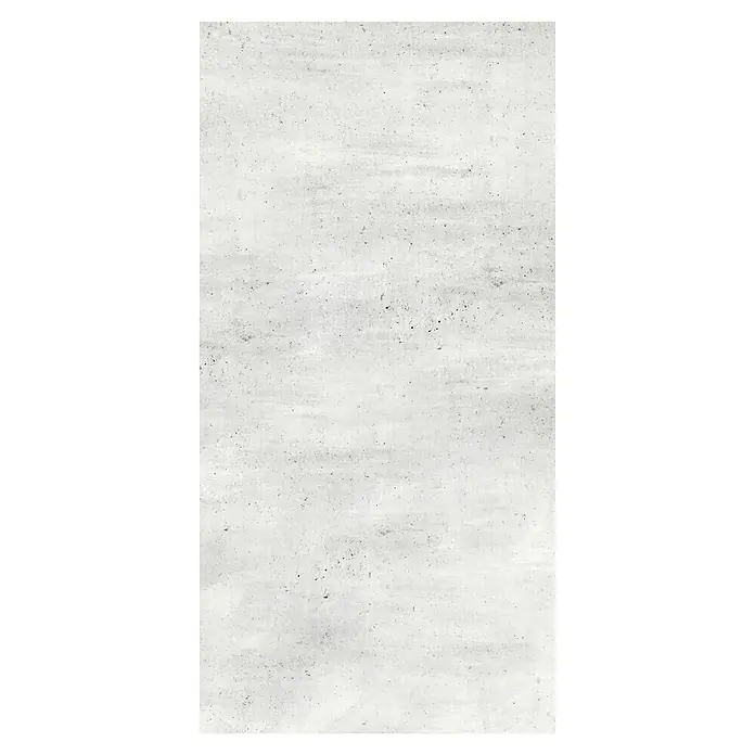 Bariperfil Aqua Revestimiento decorativo Betton Hell - 60 x 30 cm, Gris - Un primer plano de una pared de hormigón gris claro con finas motas oscuras y grano horizontal, perfecto para fondos.