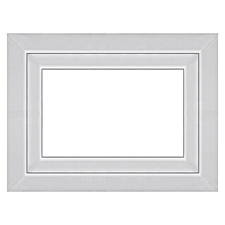 Solid Elements Kunststofffenster Q60 (B x H: 80 x 60 cm, DIN Anschlag: Links, Weiß)