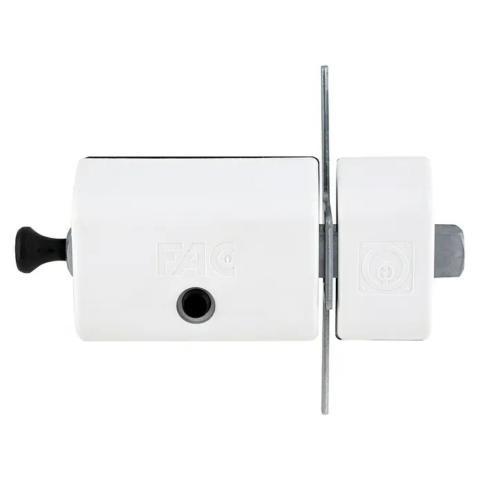 FAC Cerrojo UVE Magnet - L x An x Al: 169 x 40 x 29,5 mm, Blanco - Un cerrojo de seguridad FAC blanco para mayor seguridad de puertas y portones, con un diseño robusto y fácil instalación.