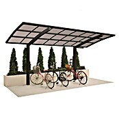 Ximax Portoforte Carport (2,54 x 2,01 m, Einfahrtshöhe: 2,74 m, Schwarz)