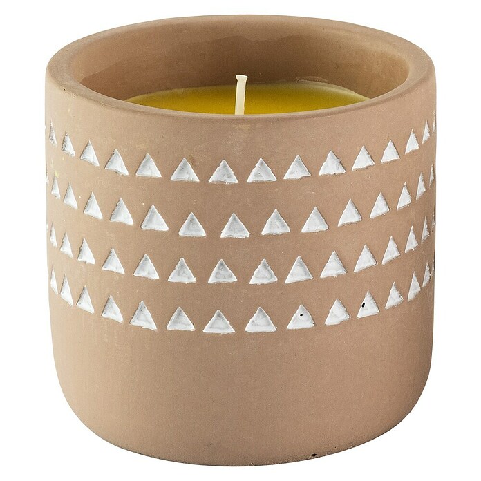 Citronella-Kerze (1 Stk., Ø x H: 10 x 10 cm, Beige-weiß) | BAUHAUS