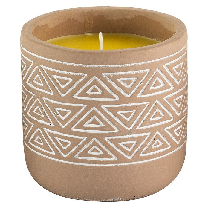 Citronella-Kerze (1 Stk., Ø x H: 10 x 10 cm, Beige-weiß) | BAUHAUS