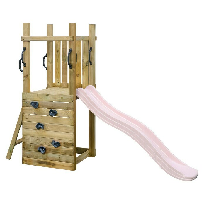 Swing King Otroški igralni stolp Irma  (Do x Š x V: 235 x 70 x 175 mm, Pastelno roza tobogan) | 8305 - Kinderspielgeräte Holz | ICHA - Kinderspielgeräte | ICH - Kinderspielgeräte | IC - Freizeit im Garten | I - Stadtgarten | BAUHAUS