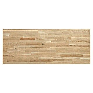 Exclusivholz Leimholzplatte Eiche slim (Eiche, Qualitätsstufe Leimholzplatte: B/C, 1 200 x 400 x 12,5 mm)
