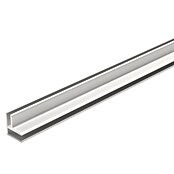 Inspiro Perfil esquinero exterior (L x An x Al: 2.600 x 20 x 12 mm, Aluminio, Plata) | BAUHAUS