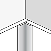 Inspiro Perfil esquina interior (An x L: 12 x 2.600 mm, Aluminio, Plata) | BAUHAUS