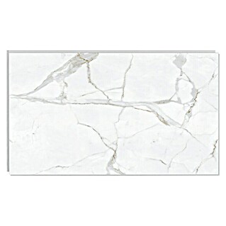 Inspiro Revestimiento de pared de PVC Eclipse Gloss (75 x 45 cm, Gris)