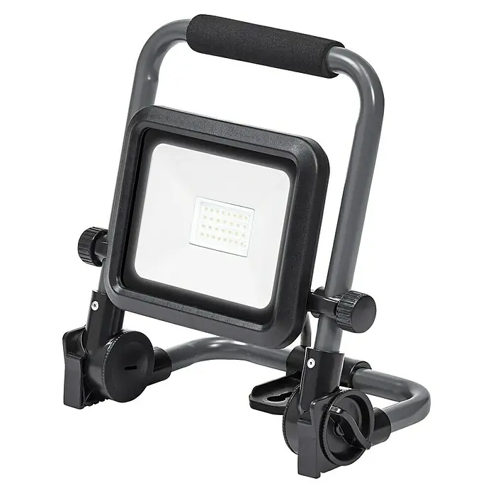 Osram LED-Baustrahler Worklight Value R-Stand - 20 W, 2.000 lm, 6.500 K, 238 x 148,6 x 254 mm, IP54 - Die Arbeitsleuchte mit robustem Gestell und hellem LED-Licht sorgt für optimale Ausleuchtung. Ideal für Baustellen und Werkstätten.