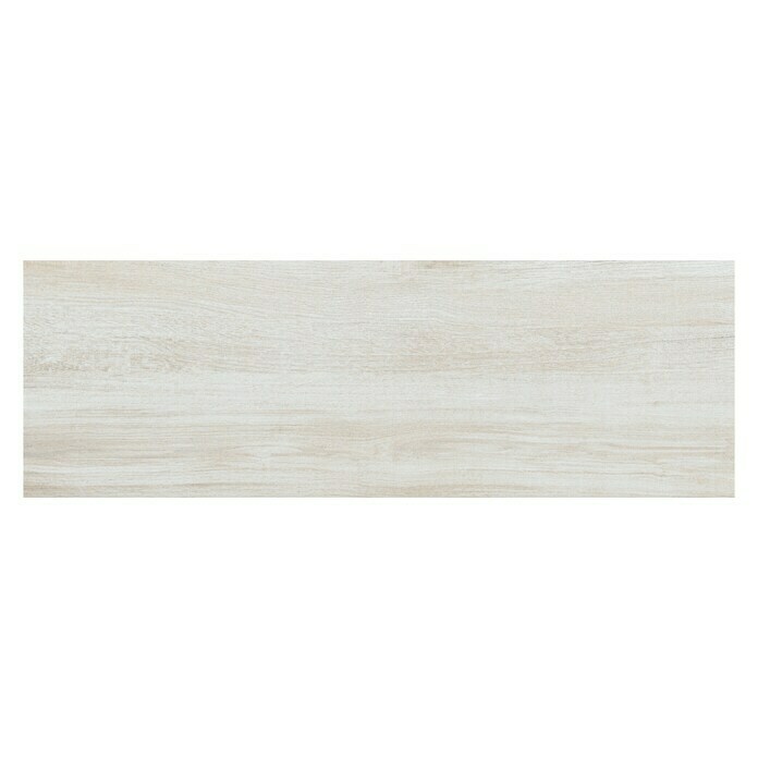 Revestimiento cerámico Jungle Wall (20 x 60 cm, Blanco, Mate, Estilo madera)