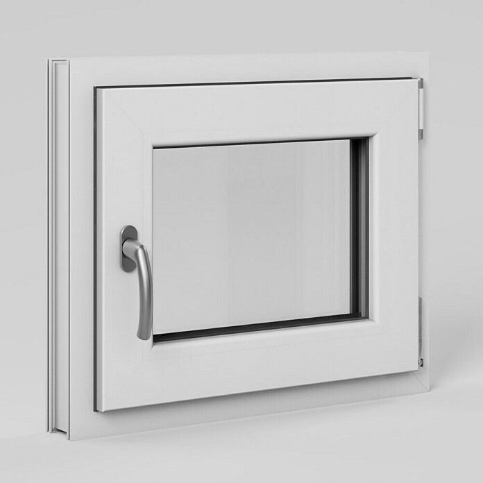 Solid Elements Ventana para sótano (An x Al: 60 x 50 cm, Apertura según normativa: Derecha) | BAUHAUS