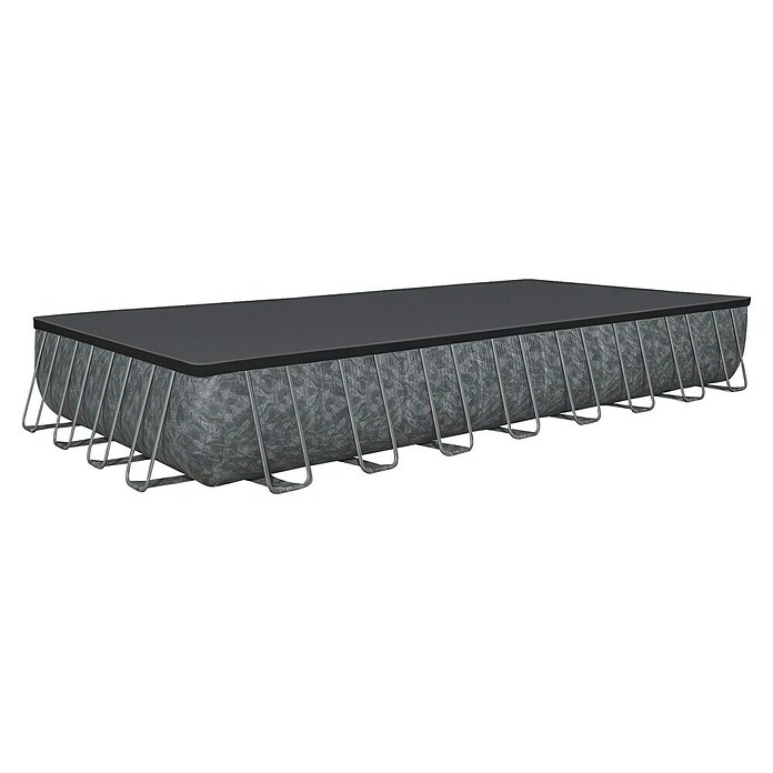 Bestway Bazen sa čeličnim okvirom APX 365  (Siva, 30.045 l, 956 x 488 x 132 cm) | BAUHAUS