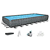 Bestway Bazen sa čeličnim okvirom APX 365  (Siva, 30.045 l, 956 x 488 x 132 cm) | BAUHAUS