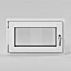 Solid Elements Ventana para sótano (An x Al: 80 x 50 cm, Apertura según normativa: Izquierda, Blanco) | BAUHAUS