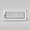 Solid Elements Ventana para sótano (An x Al: 100 x 50 cm, Apertura según normativa: Derecha, Blanco) | BAUHAUS