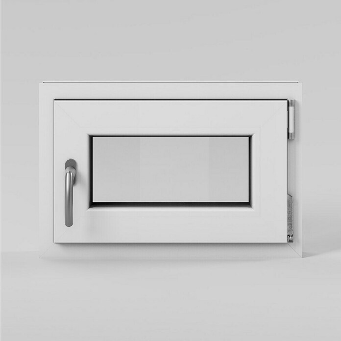 Solid Elements Kellerfenster (B x H: 60 x 40 cm, DIN Anschlag: Rechts, Weiß) | BAUHAUS