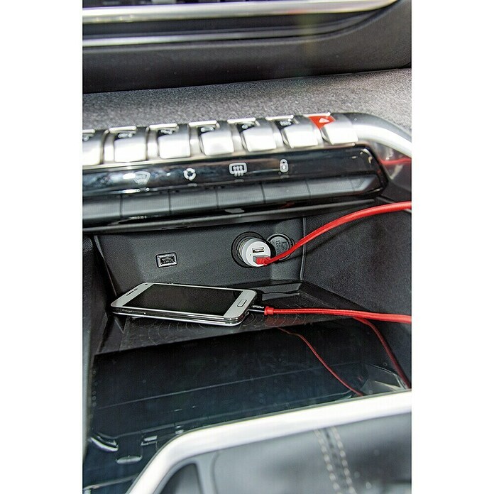 Rolmovil Cargador de encendedor de automóvil USB (2 conexiones USB, 3,1 Ah) | BAUHAUS