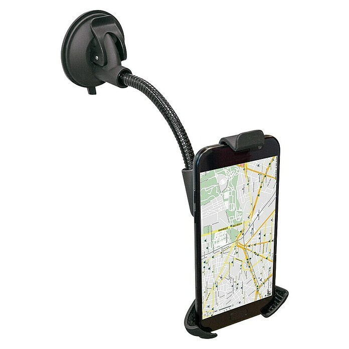 Rolmovil Soporte para teléfono móvil (Negro, Orientable 360°, Con articulación) | BAUHAUS