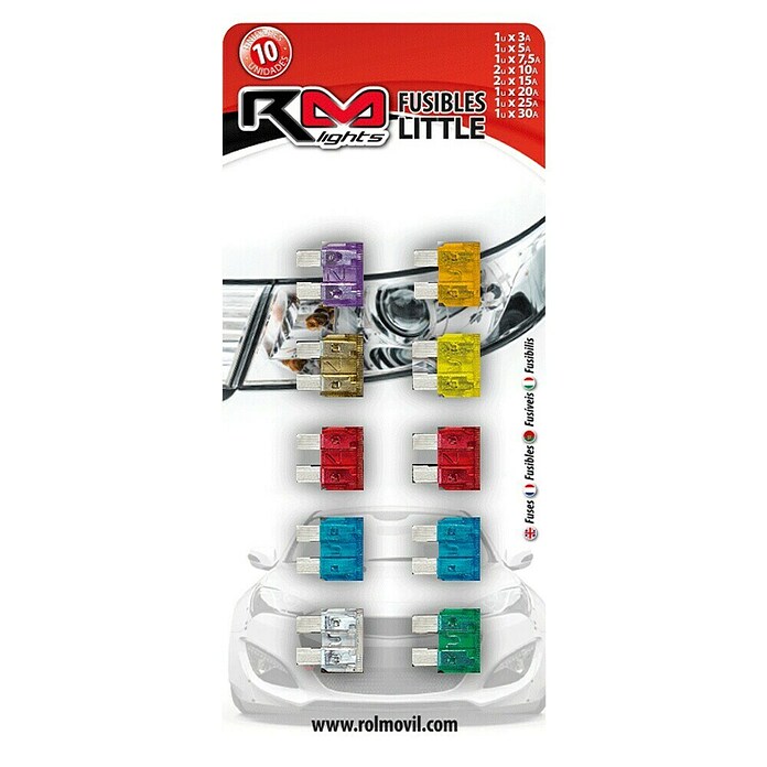 Rolmovil Fusible de clavija plana Little Fuse (10 ud.) | BAUHAUS