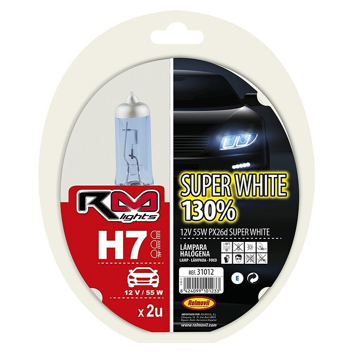 Rolmovil Lights Bombilla halógena para faro (H4, PX26d, 2 ud.) | BAUHAUS