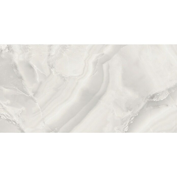 Cersanit Zidna pločica Onyks Silver Polished  (60 x 120 cm, Siva, Polirano) | BAUHAUS
