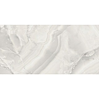 Cersanit Stenska ploščica Onyks Silver Polished (60 x 120 cm, Srebrna, Polirana)