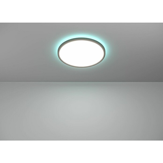 Eglo connect.z LED panel okrugli Rovito-Z  (16 W, Ø x V: 30 x 3 cm, Crna, RGBW) | BAUHAUS