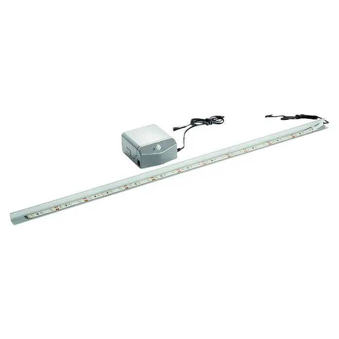 Fackelmann LED-Beleuchtung - 3,75 W, B x L: 1,5 x 79,9 cm - Eine LED-Unterbauleuchte mit Bewegungssensor und zugehörigem Zubehör, ideal für Küchen und andere Bereiche, die eine helle, unauffällige Beleuchtung benötigen.
