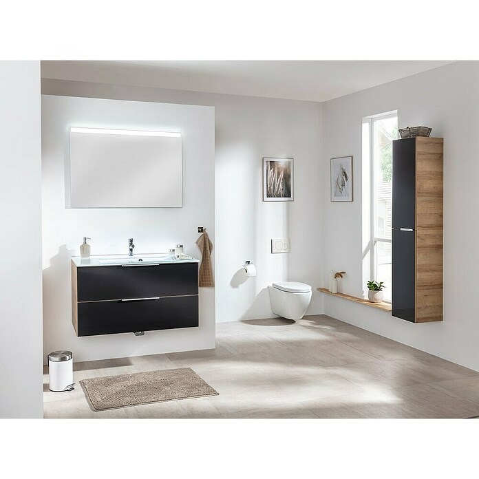Fackelmann Mirrors LED-Lichtspiegel Mirror (100 x 68 cm, verdeckter Sensorschalter, Rechteckig) | BAUHAUS