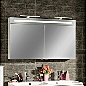 Fackelmann B.clever LED-Spiegelschrank (2-türig, B x H: 120 x 70,6 cm, Weiß) | BAUHAUS
