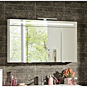 Fackelmann B.clever LED-Spiegelschrank (3-türig, B x H: 120 x 70,6 cm, Weiß) | BAUHAUS