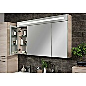 Fackelmann B.clever LED-Spiegelschrank (3-türig, B x H: 120 x 70,6 cm, Holzoptik Alaska Esche) | BAUHAUS