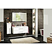 Fackelmann B.clever LED-Spiegelschrank (3-türig, B x H: 120 x 70,6 cm, Weiß) | BAUHAUS
