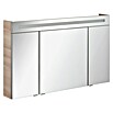 Fackelmann B.clever LED-Spiegelschrank (3-türig, B x H: 120 x 70,6 cm, Holzoptik Alaska Esche) | BAUHAUS