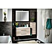 Fackelmann B.clever LED-Spiegelschrank (2-türig, B x H: 90 x 70,6 cm, Holzoptik Alaska Esche) | BAUHAUS