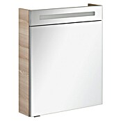 Fackelmann B.clever LED-Spiegelschrank (1-türig, B x H: 60 x 70,6 cm, Holzoptik Alaska Esche) | BAUHAUS