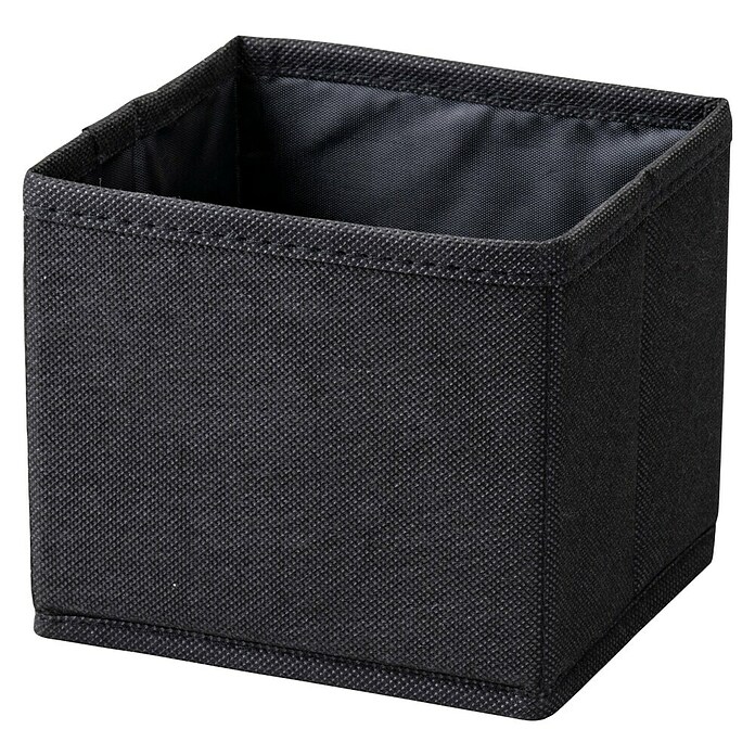 Fackelmann B.Paris Bad-Aufbewahrungskorb (L x B x H: 14 x 13 x 12 cm, Polyester, Faltbar, Schwarz) | BAUHAUS