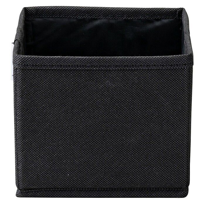 Fackelmann B.Paris Bad-Aufbewahrungskorb (L x B x H: 14 x 13 x 12 cm, Polyester, Faltbar, Schwarz) | BAUHAUS