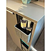Fackelmann B.Paris Bad-Aufbewahrungskorb (L x B x H: 14 x 13 x 12 cm, Polyester, Faltbar, Grau) | BAUHAUS