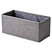 Fackelmann B.Paris Bad-Aufbewahrungskorb (L x B x H: 28 x 13 x 12 cm, Polyester, Faltbar, Grau) | BAUHAUS