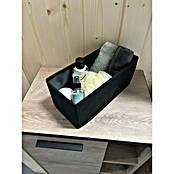 Fackelmann B.Paris Bad-Aufbewahrungskorb (L x B x H: 28 x 13 x 12 cm, Polyester, Faltbar, Schwarz) | BAUHAUS