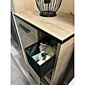 Fackelmann B.Paris Bad-Aufbewahrungskorb (L x B x H: 28 x 13 x 12 cm, Polyester, Faltbar, Schwarz) | BAUHAUS