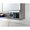 Fackelmann B.Paris LED-Spiegelschrank (B x H: 70 x 71,8 cm, 2-türig, Cubanit Grau) | BAUHAUS