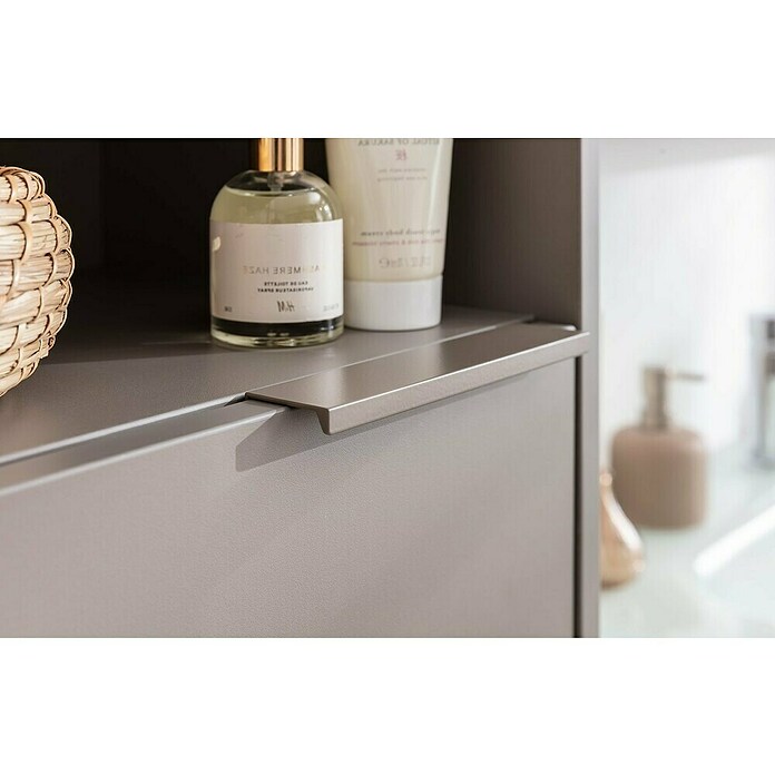 Fackelmann B.Paris Midischrank (B x T x H: 40,2 x 32 x 125,7 cm, Anschlag: Links, Cubanit Grau) | BAUHAUS