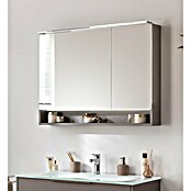 Fackelmann B.Paris LED-Spiegelschrank (B x H: 90 x 71,8 cm, 2-türig, Cubanit Grau) | BAUHAUS