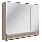Fackelmann B.Paris LED-Spiegelschrank (B x H: 90 x 71,8 cm, 2-türig, Cubanit Grau) | BAUHAUS