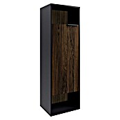 Fackelmann B.Paris Midischrank (B x T x H: 40,2 x 32 x 125,7 cm, Anschlag: Links, Rigoletto Eiche Holzoptik/Schwarz) | BAUHAUS