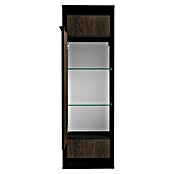 Fackelmann B.Paris Midischrank (B x T x H: 40,2 x 32 x 125,7 cm, Anschlag: Links, Rigoletto Eiche Holzoptik/Schwarz) | BAUHAUS