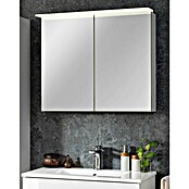 Fackelmann B.perfekt LED-Spiegelschrank (B x H: 80 x 69,4 cm, Weiß) | BAUHAUS