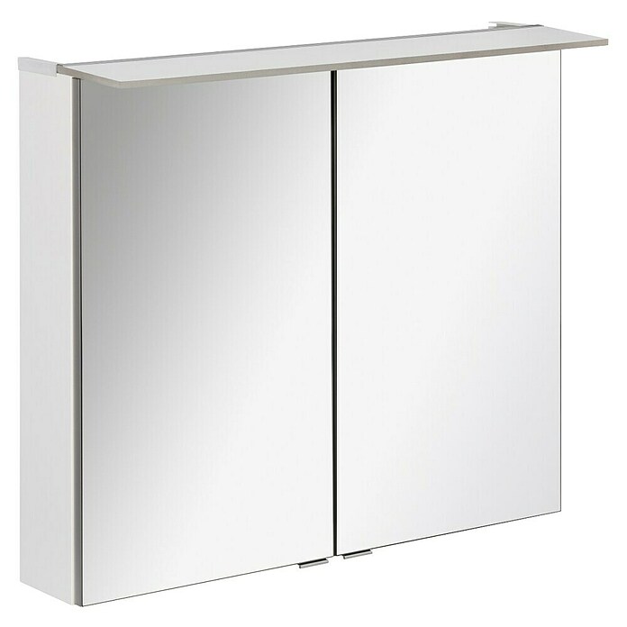 Fackelmann B.perfekt LED-Spiegelschrank (B x H: 80 x 69,4 cm, Weiß) | BAUHAUS