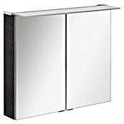 Fackelmann B.perfekt LED-Spiegelschrank (B x H: 80 x 69,4 cm, 2-türig, Dark Oak Holzoptik) | BAUHAUS